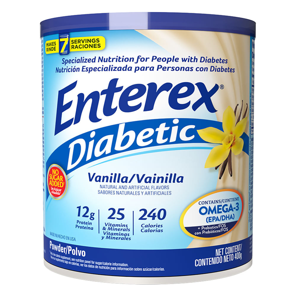 Enterex Diabetic Polvo Vainilla 400gr