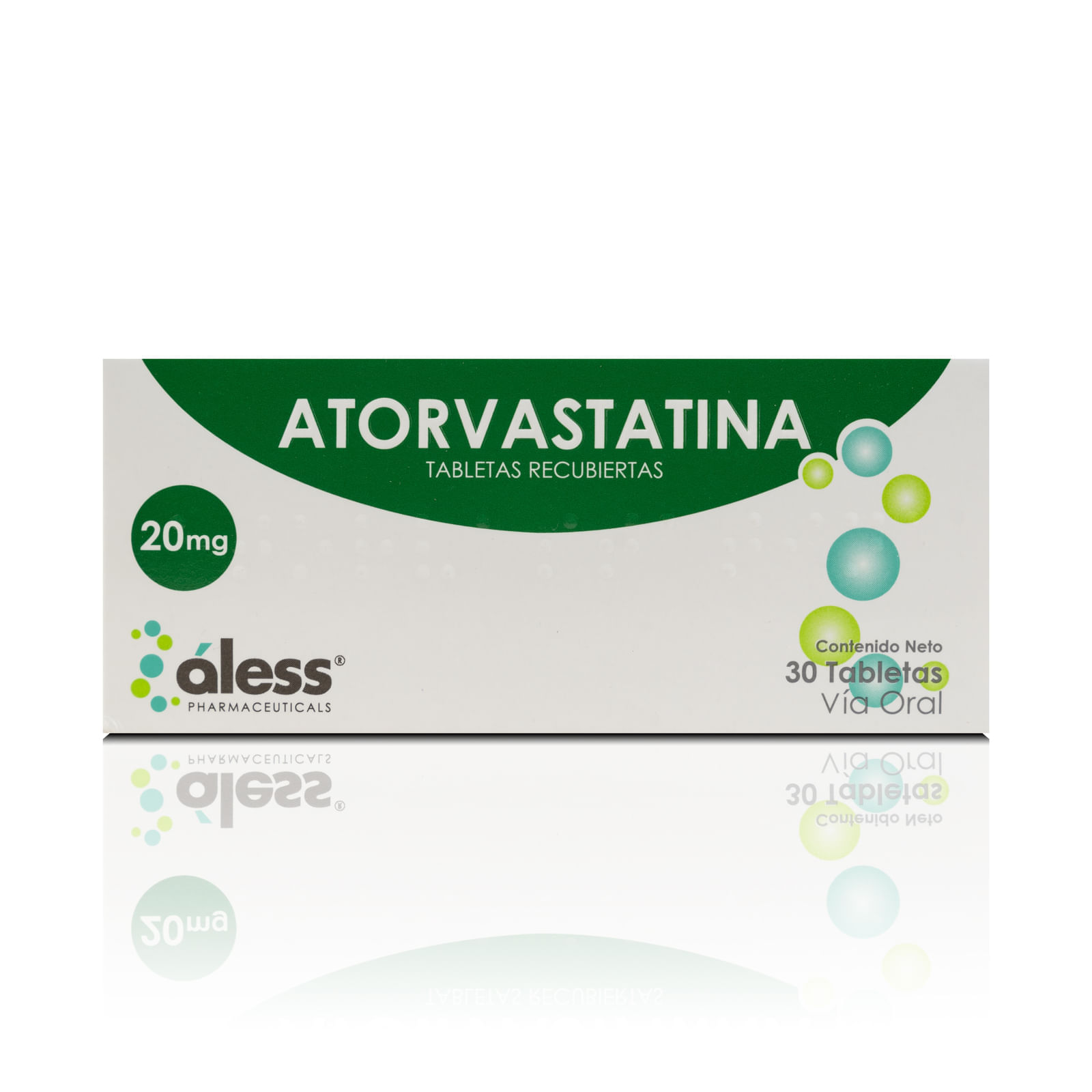 Aless Atorvastatina 20 Mg X 30 Tabletas
