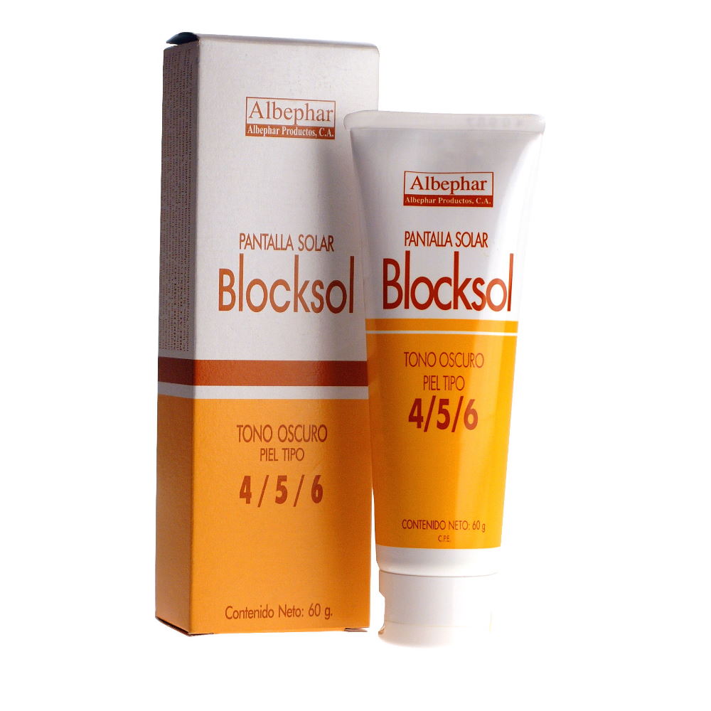 Blocksol Piel Seca Tono Oscuro 60 Gr