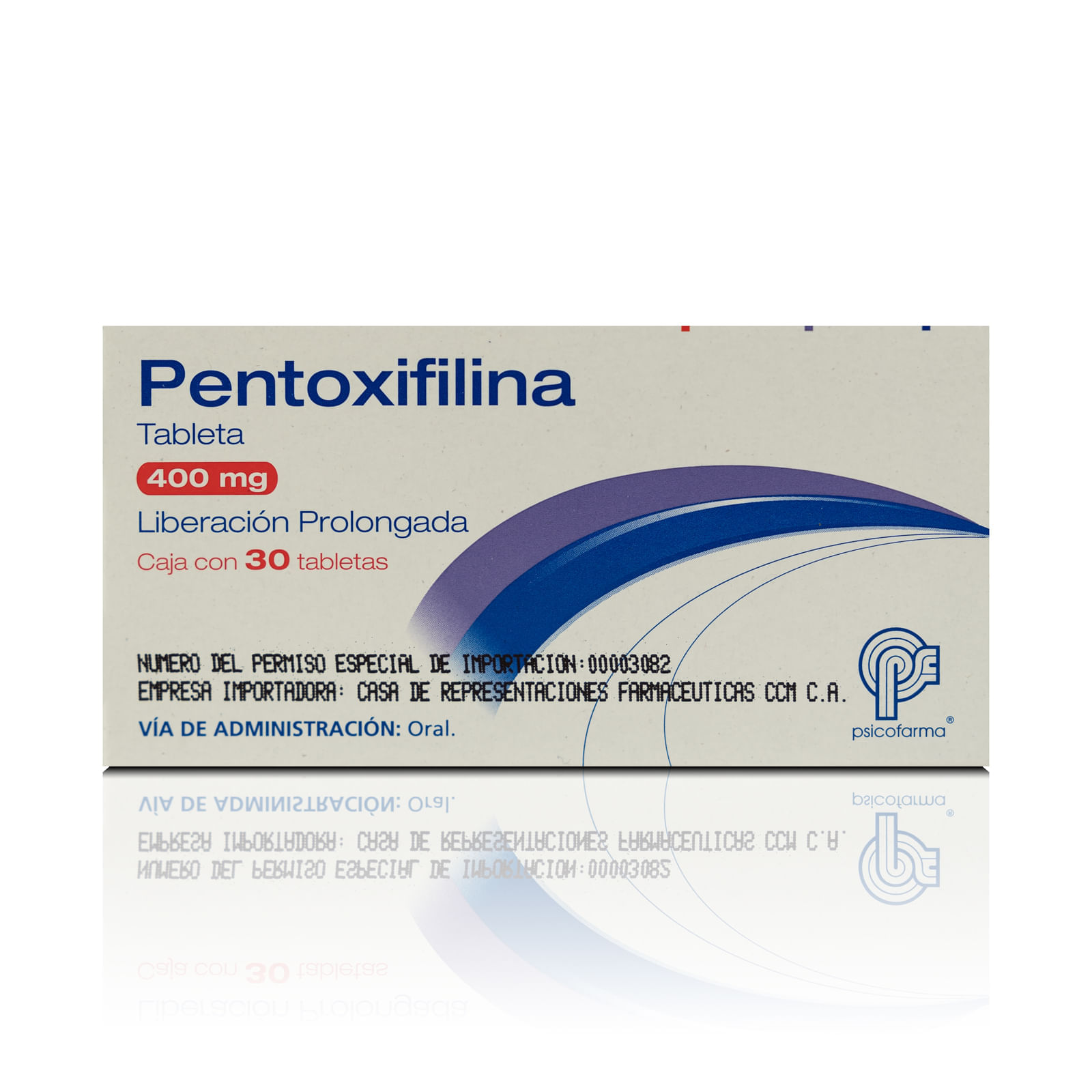 Pentoxifilina 400mg 30 Tabletas Psicofarma