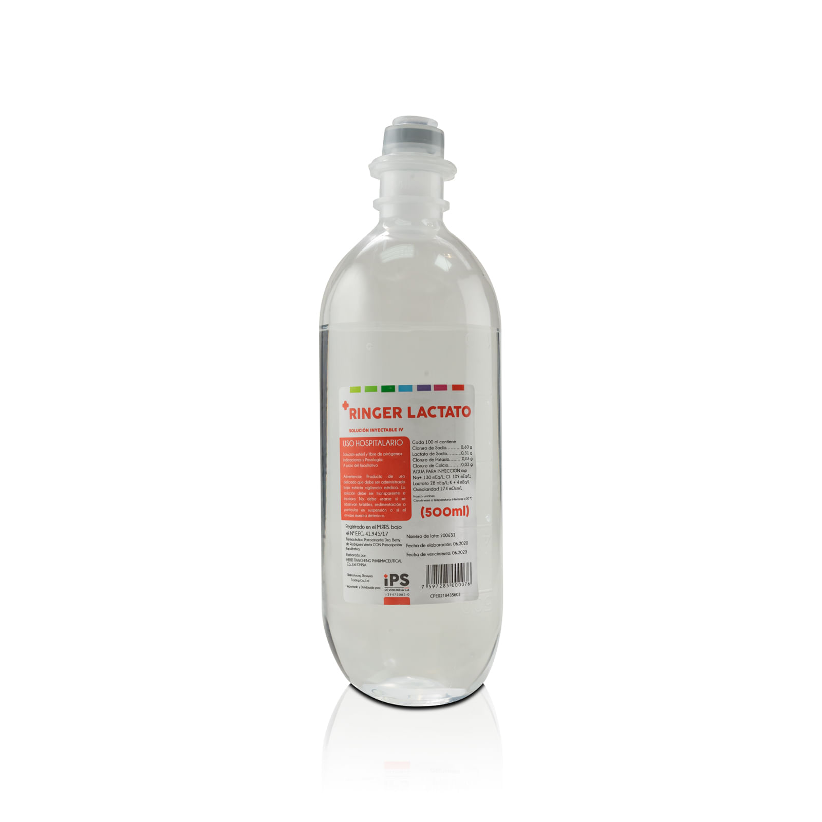 Ips Ringer Lactato 500 Ml Solucion