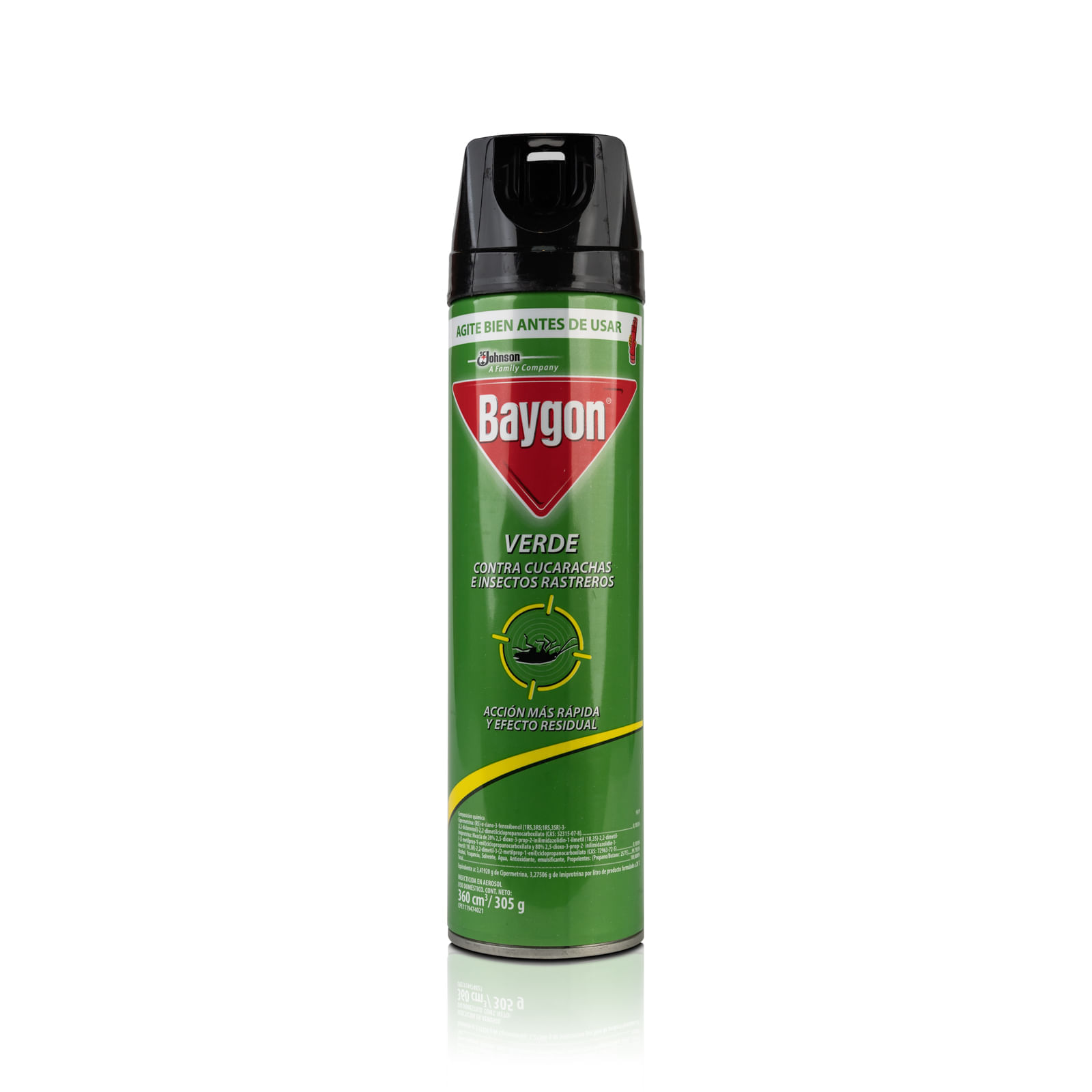 Insecticida Baygon Verde Rastreros 360Cc