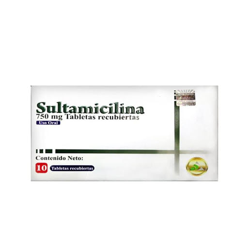 Sultamicilina 750mg 10tabletas MARS
