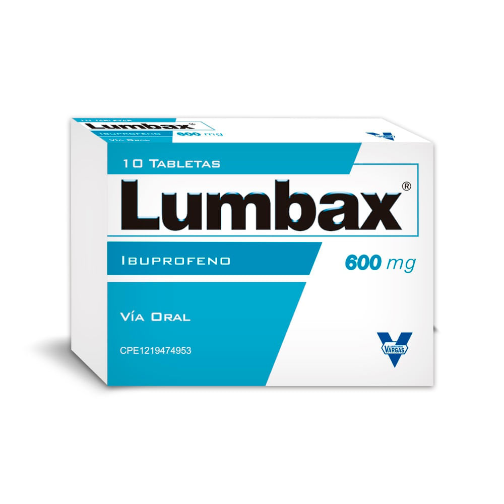 Lumbax 600 Mg x10 Tabletas