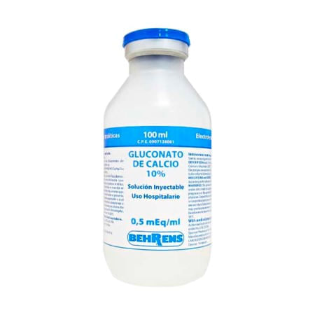 Gluconato D/calcio 10% 100ml Bhr