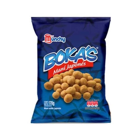 Snack Munchy Boka's Japones 170 Gr