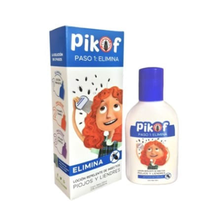 Pikof Para Los Piojos Paso 1 Locion Elimina 120 Ml