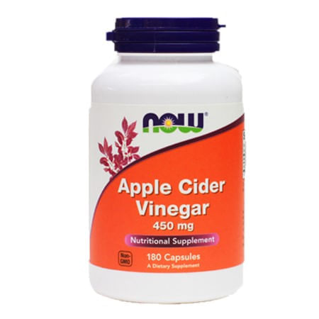 Now Apple Cider Vinegar 450 Mg x180 Capsulas