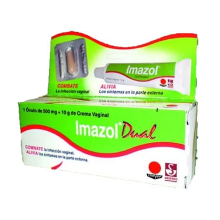 Imazol Dual Ovu 500mg x1 + Crem 10g Mey