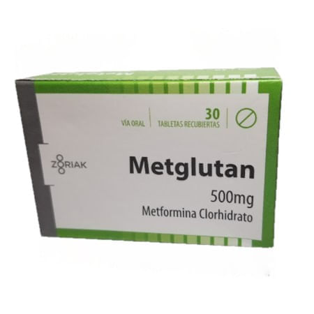 Zoriak Metglutan 500 Mg x30 Tabletas Recubiertas