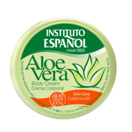 Instituto Español Crema Corporal Aloe Vera Tarro 400 Ml