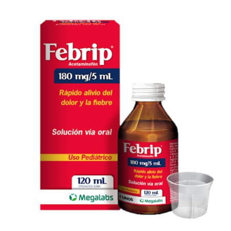 Megalabs Febrip 180 Mg /5 Ml X 120 Suspension