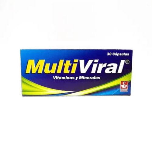 Multiviral 30capsulas Multivitaminico Meyer