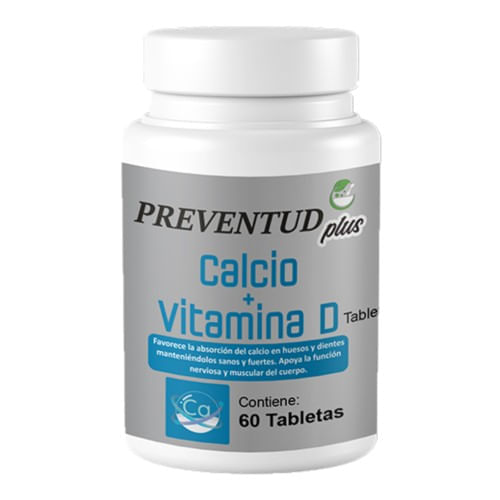 Preventud Calcio + Vit D X 60 Capsulas