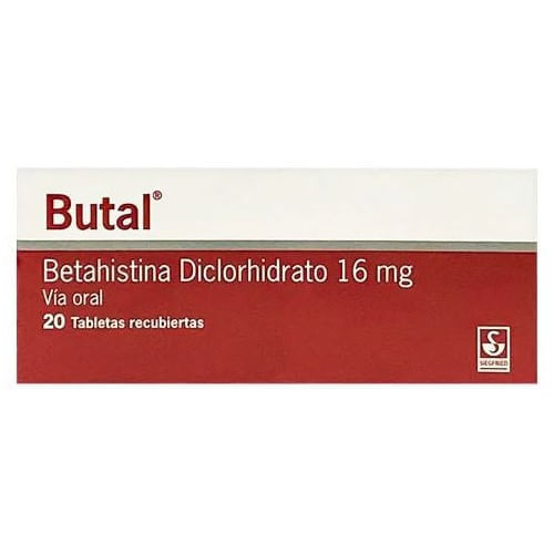 Siegfried Butal 16mg X 20 Tabletas Recubiertas