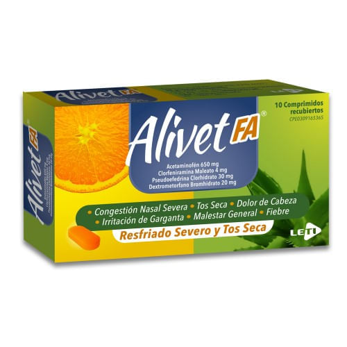 Leti Alivet Fa X 10 Comprimidos Recubiertos