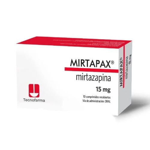 Tecnofarma Mirtapax 15 Mg X 10 Comprimidos Recubiertos