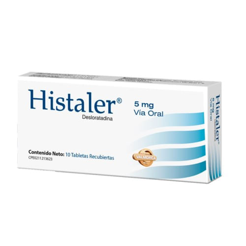Valmorca Histaler 5 Mg X 10 Tabletas Recubiertas
