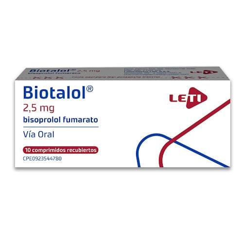 Leti Biotalol 2,5 Mg X 10 Comprimidos Recubiertos