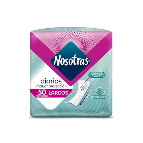 Protec Diario Largo Nosotras X 50 Und