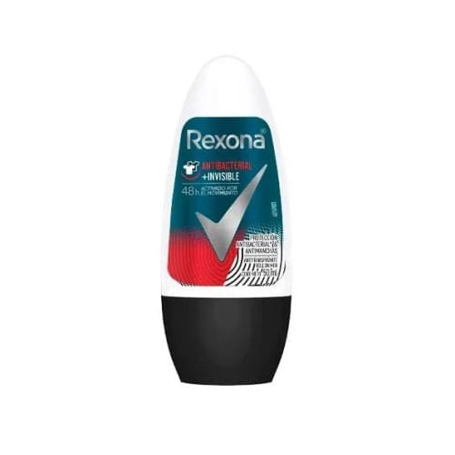 Rexona Desodorante Rollon Antibacterial Invisible Men 50 Ml