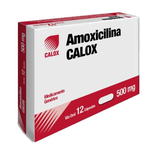 Calox Amoxicilina 500 Mg X 12 Capsulas