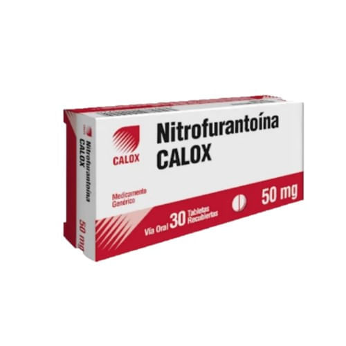 Nitrofurantoina Tab/rec 50mg X 30 Clx