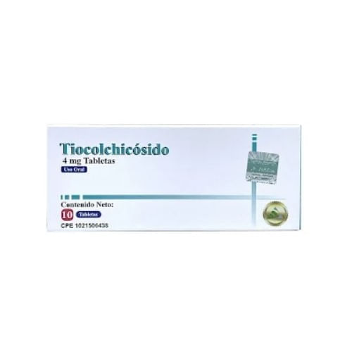 Tiocolchicosido Dac 4mg X 10 Tab Rec