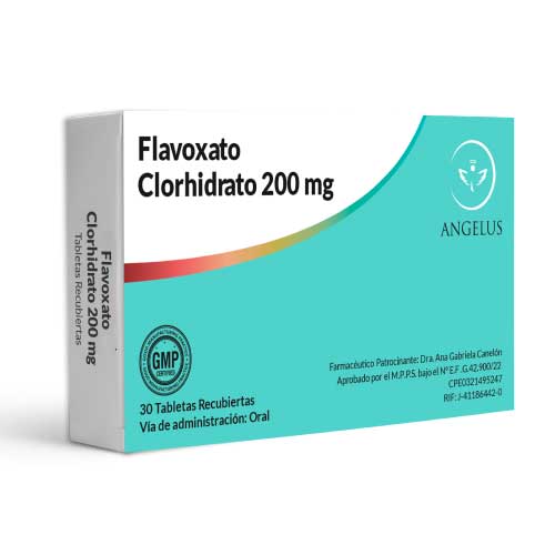 Angelus Flavoxato 200 Mg 30 Tabletas