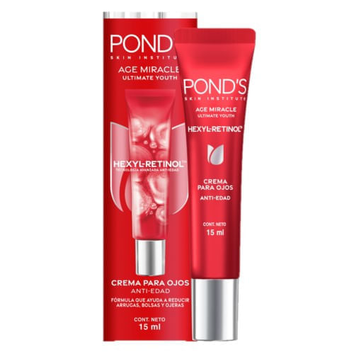 Ponds Age Miracle Hexyl-retinol Crema Para Ojos 15 Ml