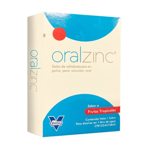 Oralzinc x1 Sobre Sabor Frutas Tropicales