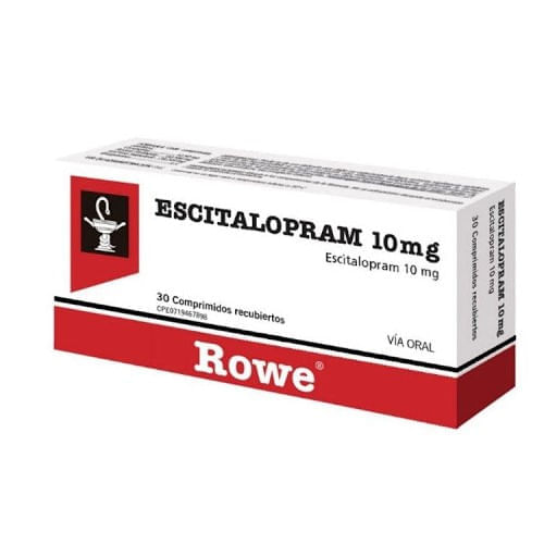 Escitalopram Rowe 10mg X 30 Comp Rec