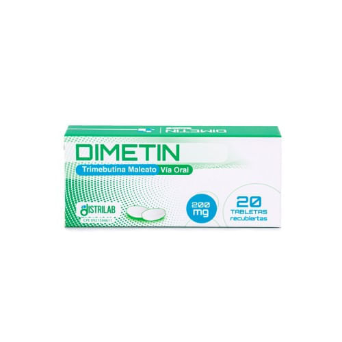 Distrilab Dimetin 200 Mg X 20 Tabletas Recubiertas