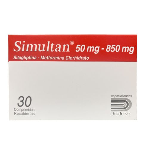 Dollder Simultan 50mg/850mg X 30 Comprimidos Recubiertos