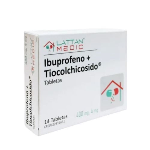 Ibuprofeno + Tioclochicosido X 14 Tabletas