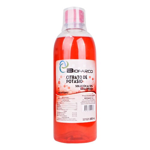 Citrato De Potasio Biofarco 500 Ml