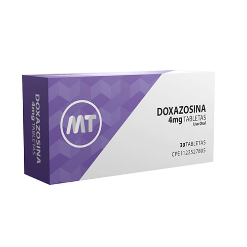 Mt Doxazosina 4 Mg X 30 Tabletas