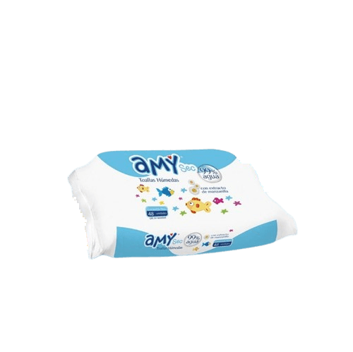 Amy Sec Toallas Humedas 99% Agua x48un