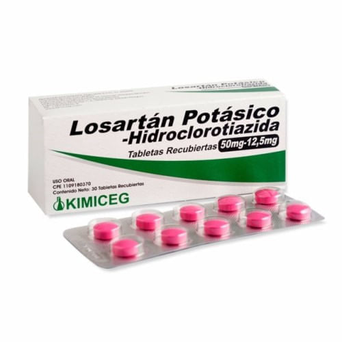 Kimiceg Losartan Potasico + Hct Tabletas 50 /12.5mgx10