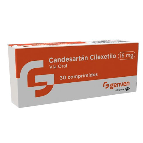 Genven Candesartan Cilexetilo 16mg X 30 Comprimidos