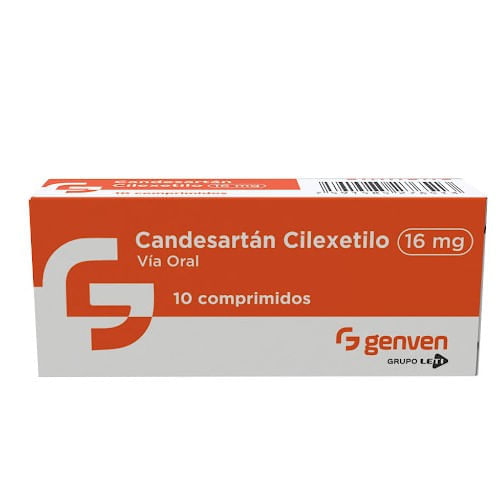 Genven Candesartan Cilexetilo 16mg X 10 Comprimidos