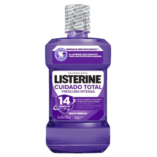 Listerine Enjuague Bucal Cuidado Total 500 Ml