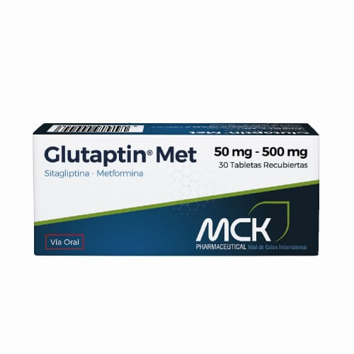 Glutaptin Met Tab 500/50mg x30 Clx
