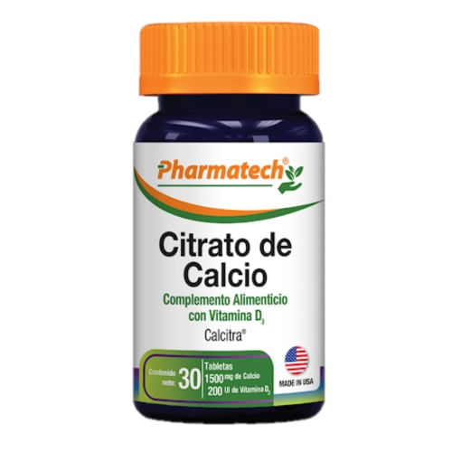 Pharmatech Citrato Calcio+vitamina d3 x30 Tabletas