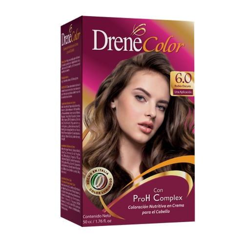 Drene Color Tinte Kit Rub Oscuro 6.0