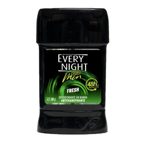 Every Night Desodorante Barra For Men Fresh 50 Gr