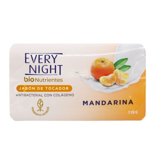 Every Night Jabon Anti Bacterial Mandarina 110g