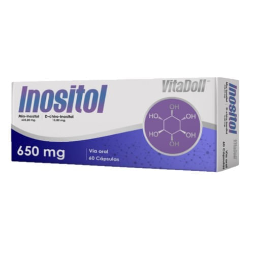 Vitadoll Inositol 650mg 14mg X 60caps Dollyfarma