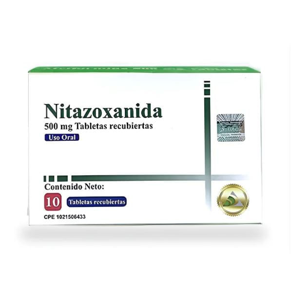 Dac Nitazoxanida 500 Mg X 10 Tabletas Recubiertas