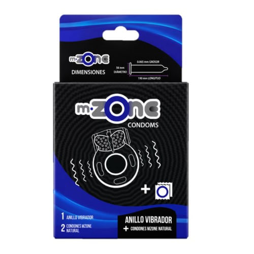 M-zone Anillo Vibrador + Preservativo 2 Un